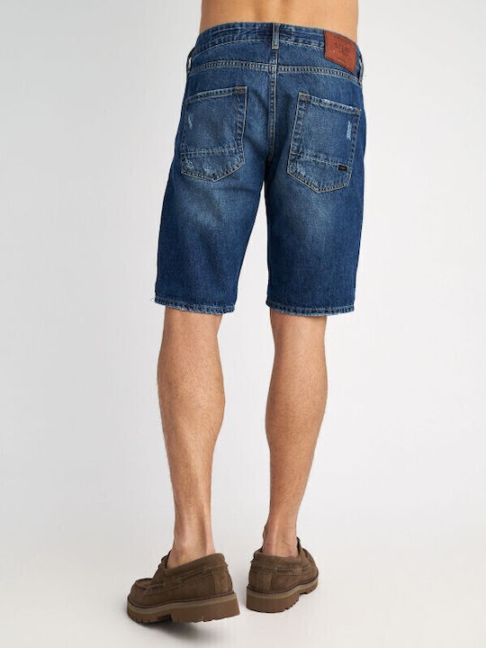 Paolo Men's Denim Blue Bermuda