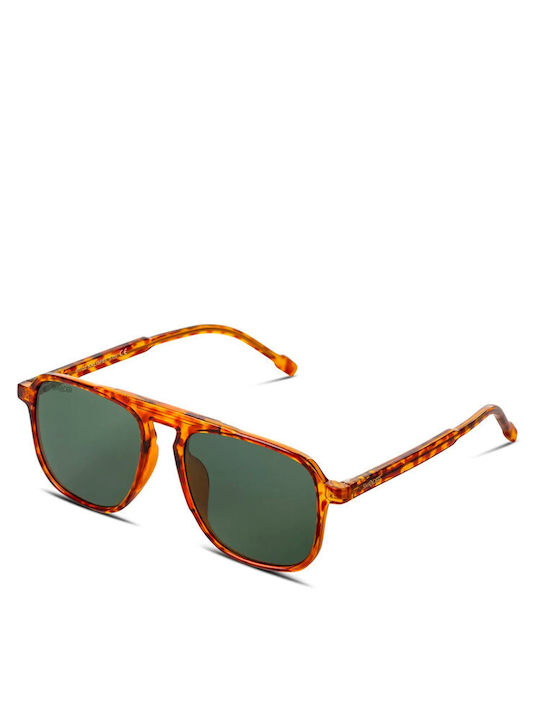 Smooder Unisex Sonnenbrille mit Braun Schildkröte Kunststoff Gestell KAS08