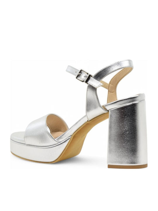 Sandalen Silber