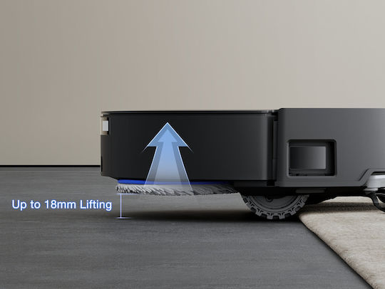 Ecovacs Deebot T50 Max Pro Omni Robot Vacuum Cleaner with Laser Mapping & Suction Power 18500Pa Black
