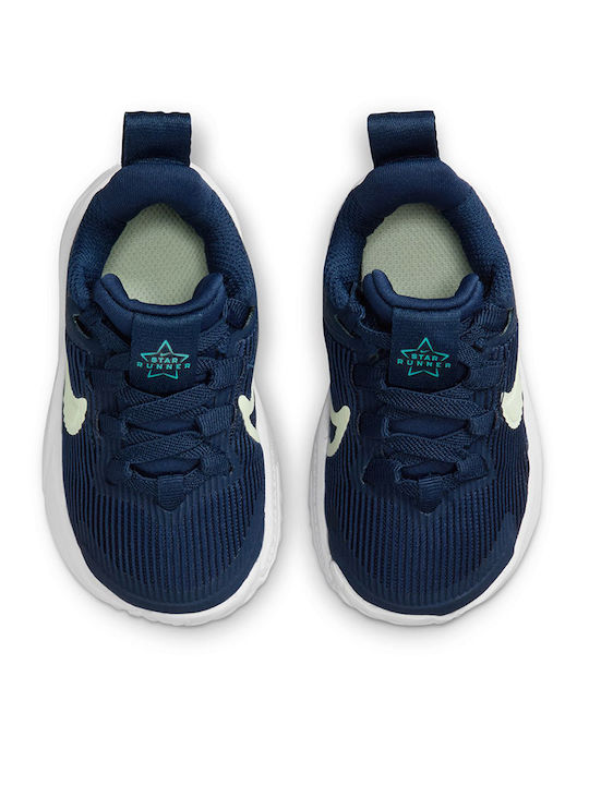 Stern Läufer Star Runner 4 Kinder Sportschuhe Laufen mit Schnürsenkeln Blau