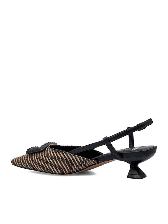 Alexia257 Pumps mit Dünn flachem Absatz Schwarz