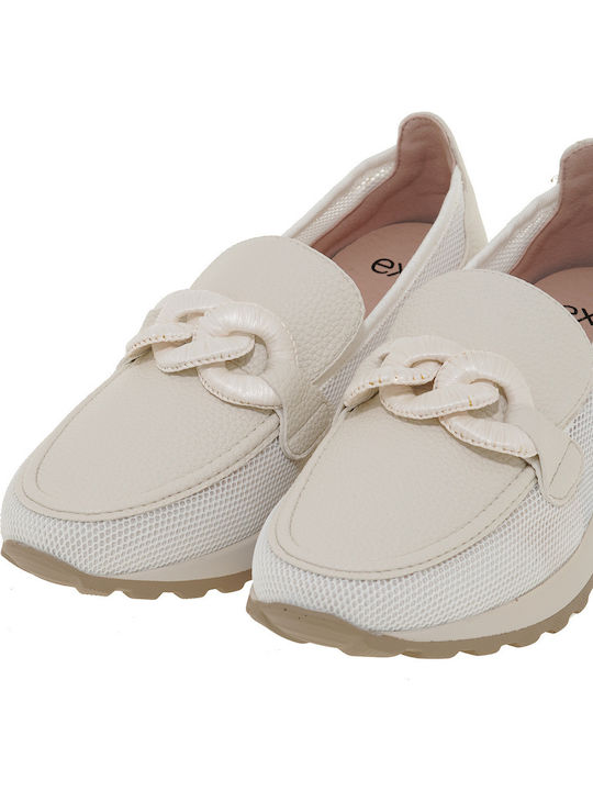 Women's Loafers in White Color