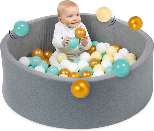Ludi Ball Pit made of Fabric for 6+ Months Gray