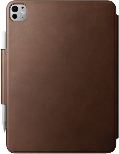Nomad Folio Flip Cover Δερμάτινη Καφέ (iPad Pro 11)