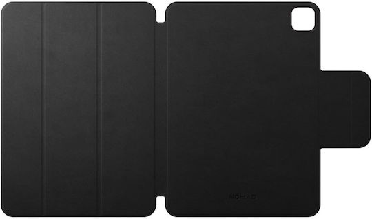 Nomad Folio Flip Cover Δερμάτινη Μαύρη (iPad Pro 11)