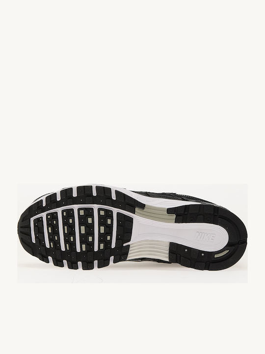 P-6000 Herren Sneakers Black / Black-white-metallic Silver