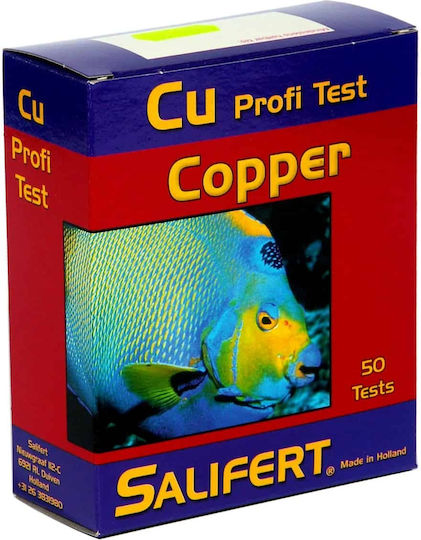 Salifert Τest Νερού Ενυδρείου Cu Copper Profitest