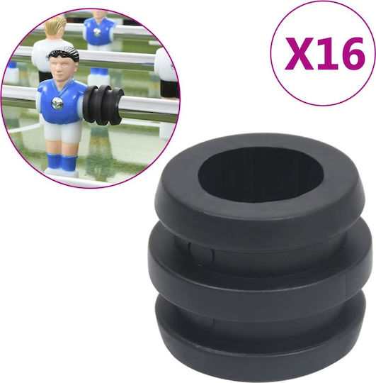 vidaXL Bar Rubber για Ποδοσφαιράκι Football Table Rod Stoppers for 15.9/16 mm Rod 16pcs 16pcs