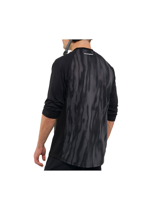 Horsefeathers Spike Herren Lange Ärmel Fahrradtrikot Berg Schwarz Horsefeathers Spike Herren Lange Ärmel Fahrradtrikot Berg Schwarz