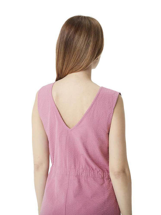 Women's Sleeveless One-piece Jumpsuit Purple