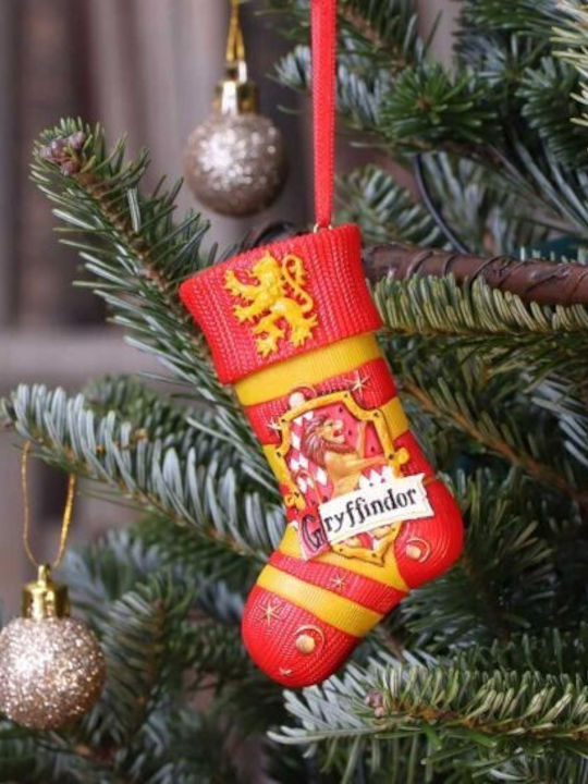 Harry Potter Gryffindor Σετ Κρεμαστά Στολίδια Μπότες από Πολυρεζίνη Κόκκινες 8x9.5cm 6τμχ