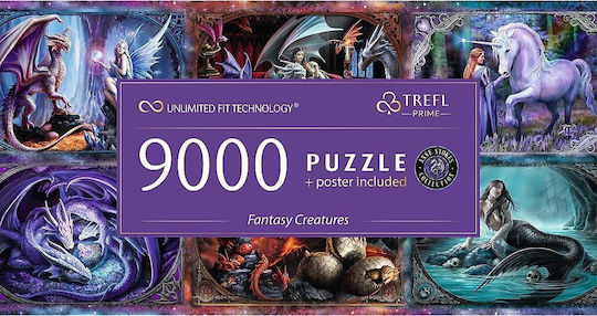 Fantasy Creatures Puzzle 2D 9000Stk.
