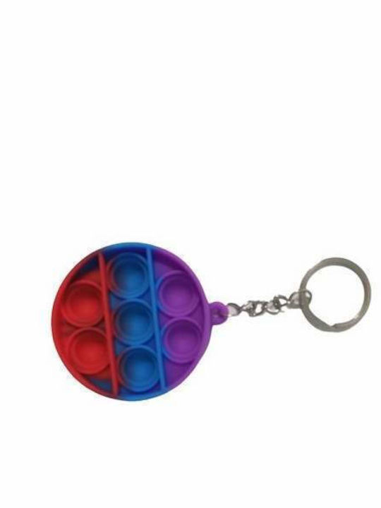 Jucărie Antistres Siks Breloc Formă Circulară Jucărie Senzorială Copii Adulți Multicolor