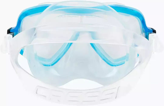 Cressi Ondina Jr Kids Snorkeling Set + Top Clear Aquamarine