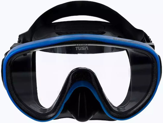 Tusa Sportmask Tauchmaske Blau Schwarz