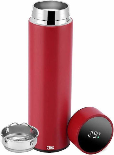 Flasche Thermosflasche Rostfreier Stahl 500ml Red