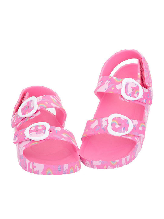 Unicorn Children's Anatomical Beach Shoes Fuchsia