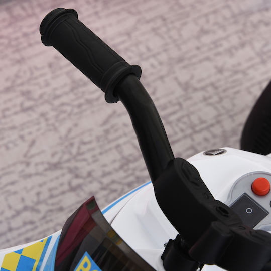 Kids Motorbike Inspired Electric White