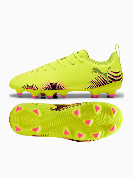 Future 8 Play Kids Molded Soccer Shoes Yellow