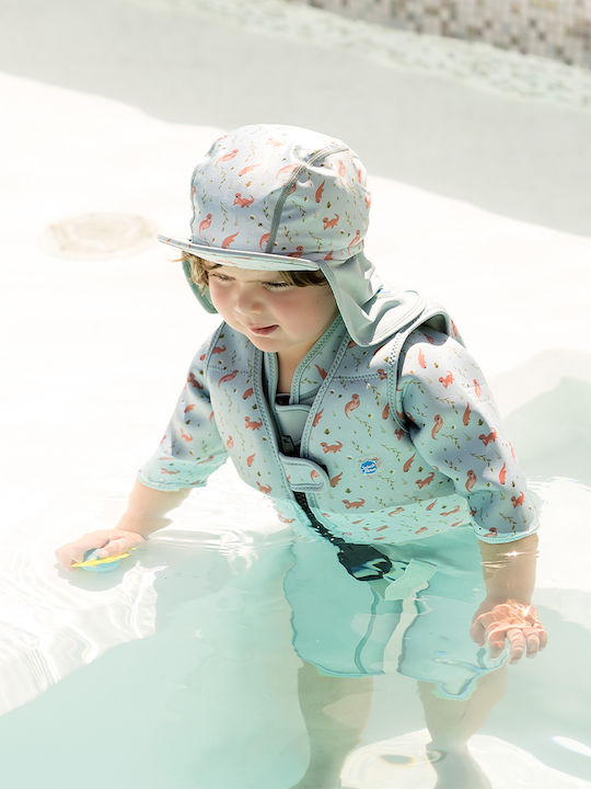 Splash About Kinderhut Stoff Sonnenschutz Hellblau