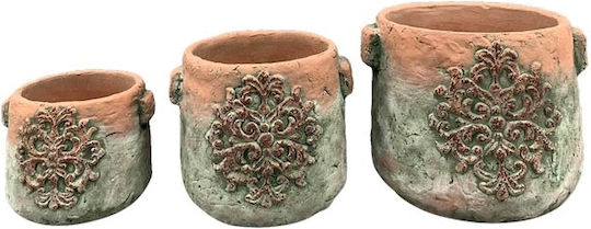 Exner Саксия Бетон Зелен 15.5x15.5x13εκ.