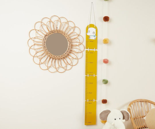 Bieco Wooden Kids Growth Height Chart