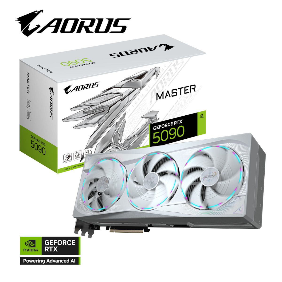 Gigabyte GeForce RTX 5090 32GB GDDR7 MASTER ICE 32G Κάρτα Γραφικών