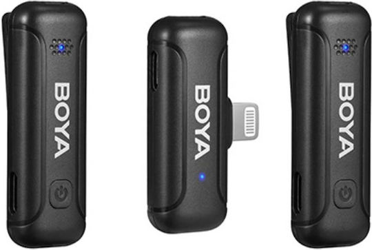 Boya BY-WM3T-D2 Ασύρματο Μικρόφωνο Πέτου, Clip On για Φωνητικά
