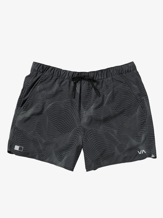 Șorturi de plajă Rvca Yogger Lite 15 pentru bărbați, Black Wave
