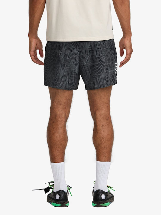 Șorturi de plajă Rvca Yogger Lite 15 pentru bărbați, Black Wave