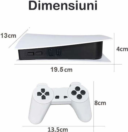 Wireless Retro Video Game Console Gs5 Siks 2 X Wireless Controllers Super 8 Bit Game White Black