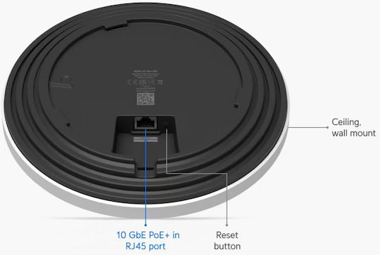 Ubiquiti U7-Pro-XG Access Point Wi‑Fi 7 Tri Band (2.4 & 5 & 6GHz) White