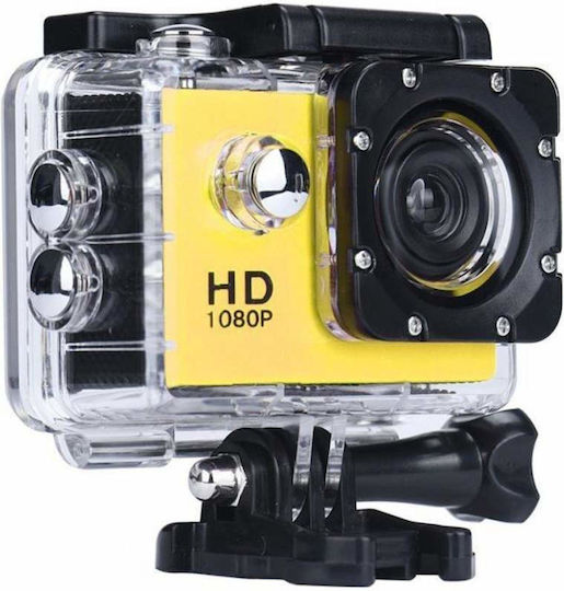 SPC1080 Action-Kamera Full HD (1080p) Unterwasser (mit Gehäuse) mit Bildschirm 2" Gelb