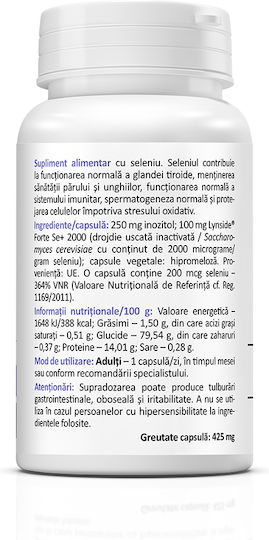 Zenyth Selenium 250mg 30 κάψουλες Original