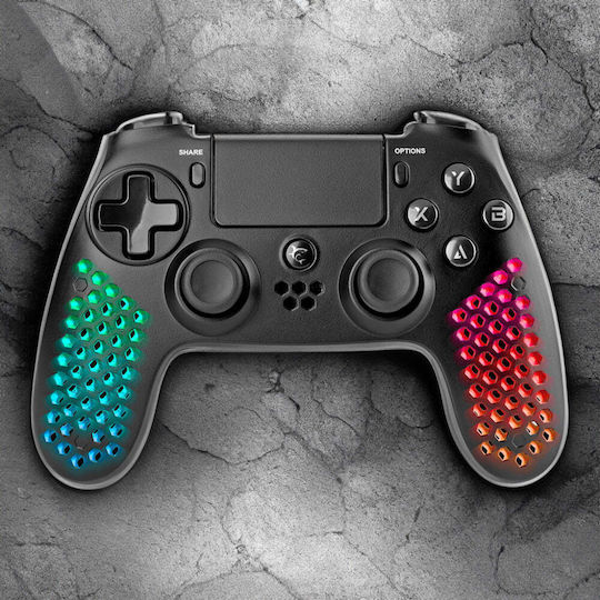 White Shark Legatus Безжичен Gamepad За Android / PC / PS3 / PS4 / iOS Черен