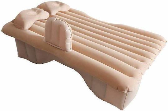 Saltea Gonflabilă pentru Mașină Siks Scaun Spate 2 Perne Incluse Pompa 140 X 87 Cm Bej