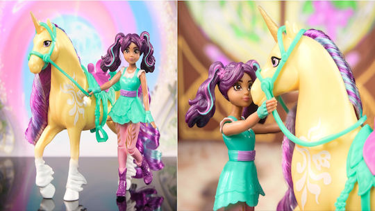 Spin Master Unicorn Academy Doll Set Ava & Leaf for 3+ years+ Years