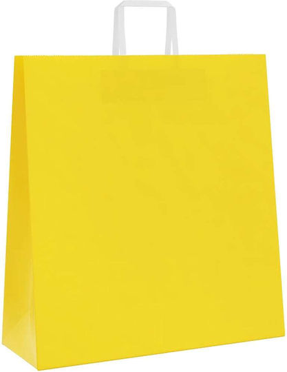 vidaXL Papier Tasche für Geschenke Gelb 45x48x17cm. 250Stück