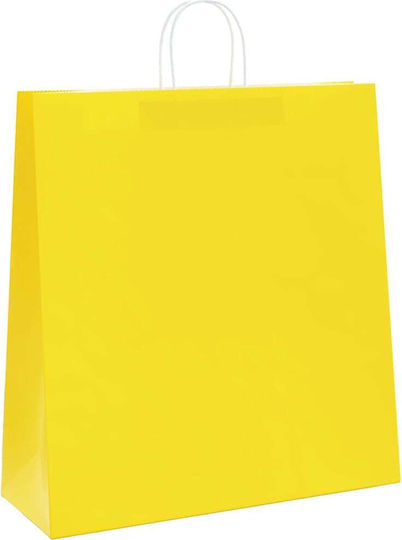 vidaXL Papier Tasche für Geschenke Gelb 45x48x17cm. 250Stück