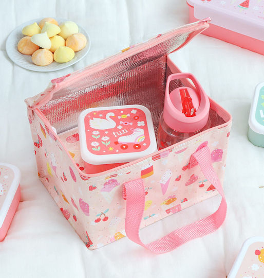A Little Lovely Company School Insulated Hand Lunch Bag 5.5lt School Lunch Bags 16 x 16 x 23cm