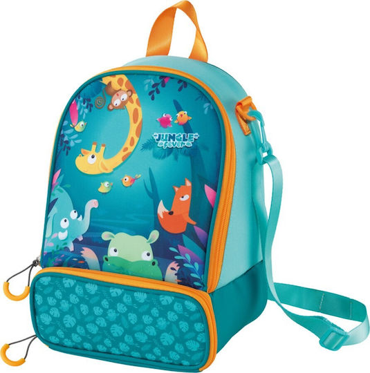 Maped Picnik Schulische Isothermische Hand-Lunch-Tasche 7.1Es Mehrfarbig 17 x 25 x 21cm Dschungel-Fieber