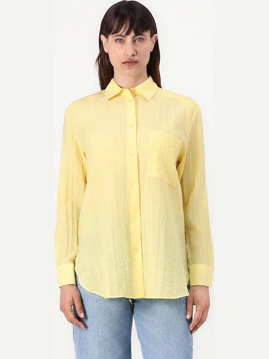 Elodina Women's Long Sleeve Shirt Yellow