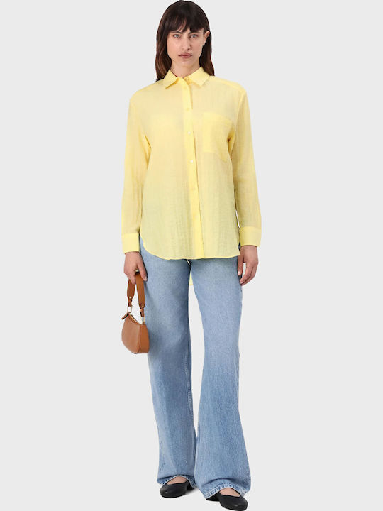 Elodina Women's Long Sleeve Shirt Yellow