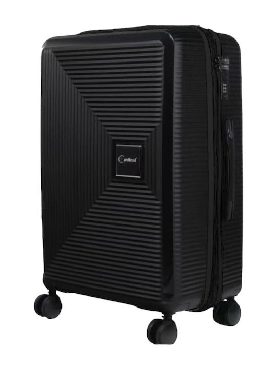 Cardinal Anniversary Голям Куфар Solid Black с 4 колела Височина 70см. 2015/70 Плътно черно