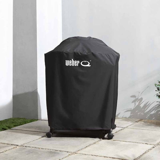 Weber Premium Acoperire Grătar Negru Compatibil cu Q3200 din Poliester cu Protecție UV 6.2bucx26.5buc