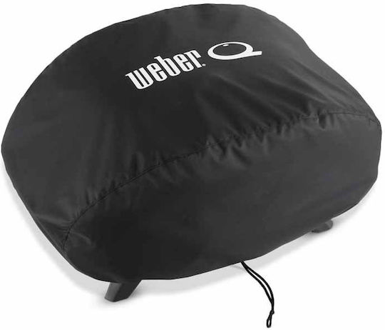 Weber Premium Grill Cover Black Compatible with the Q2200 from Polyester with UV Protection 6.3cmx19cmcm