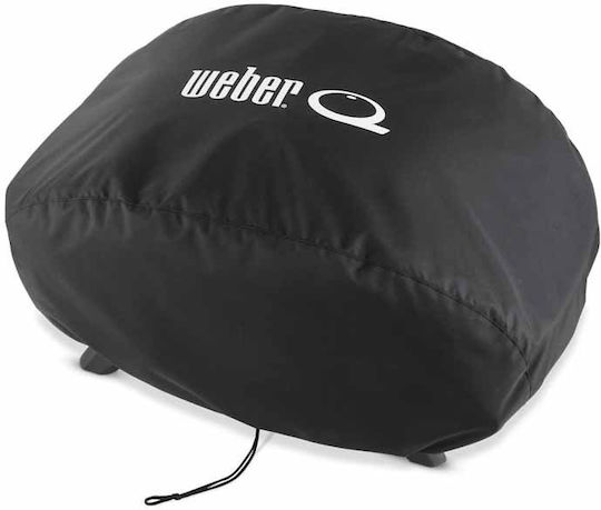 Weber Premium Grill Cover Black Compatible with the Q2200 from Polyester with UV Protection 6.3cmx19cmcm