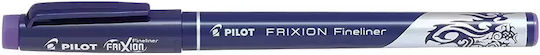 Pilot Marker Frixion Fineliner 1.3mm Purple 12 Pieces Product Sold Individually