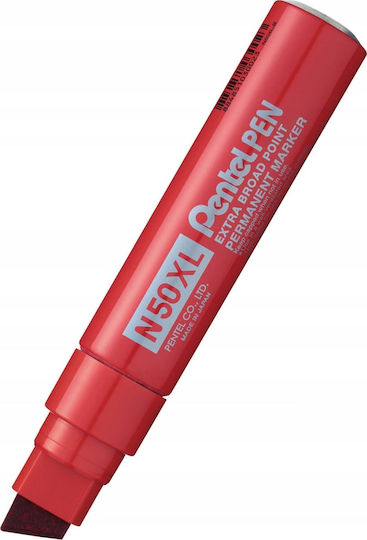Pentel N50XL Перманентен Маркер 18мм Червен